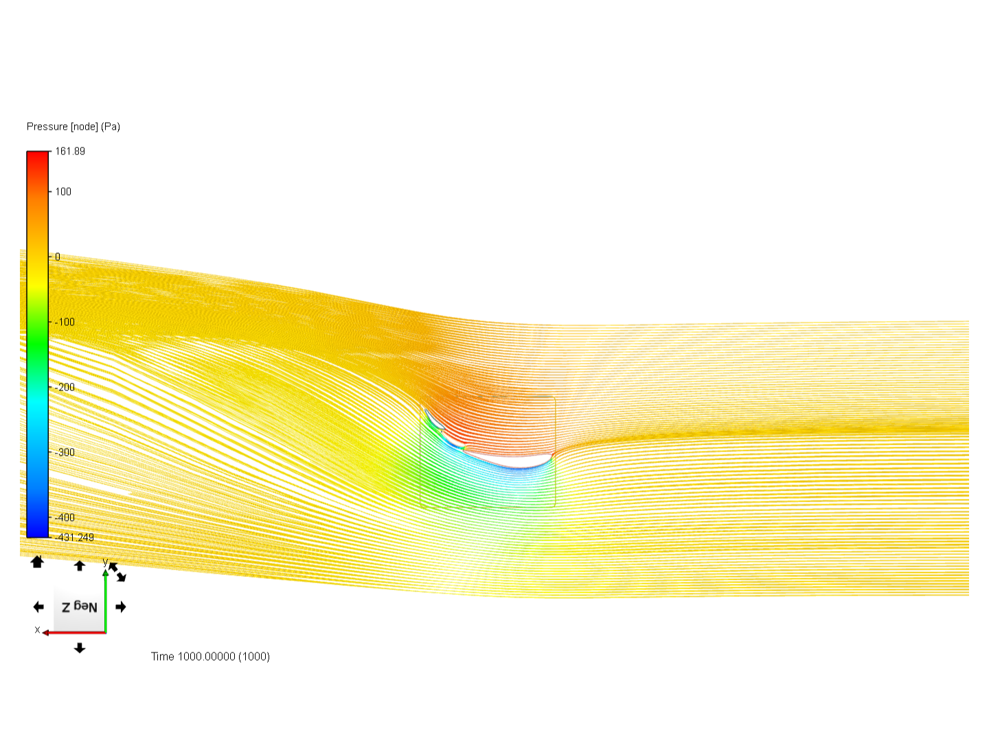 Rear Wing 2021 CFD 1st iteration image