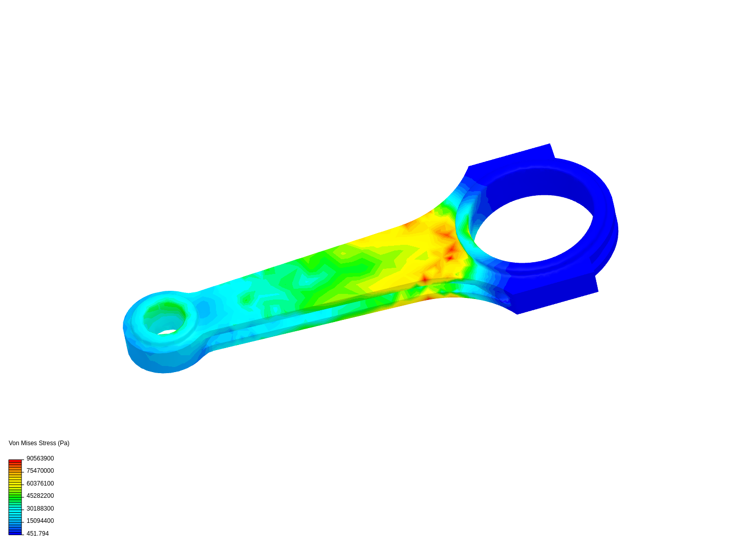 Tutorial 1: Connecting rod stress analysis image