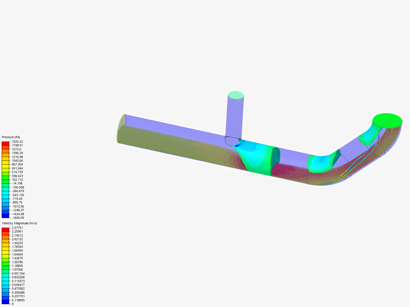 Tutorial: Pipe junction flow image