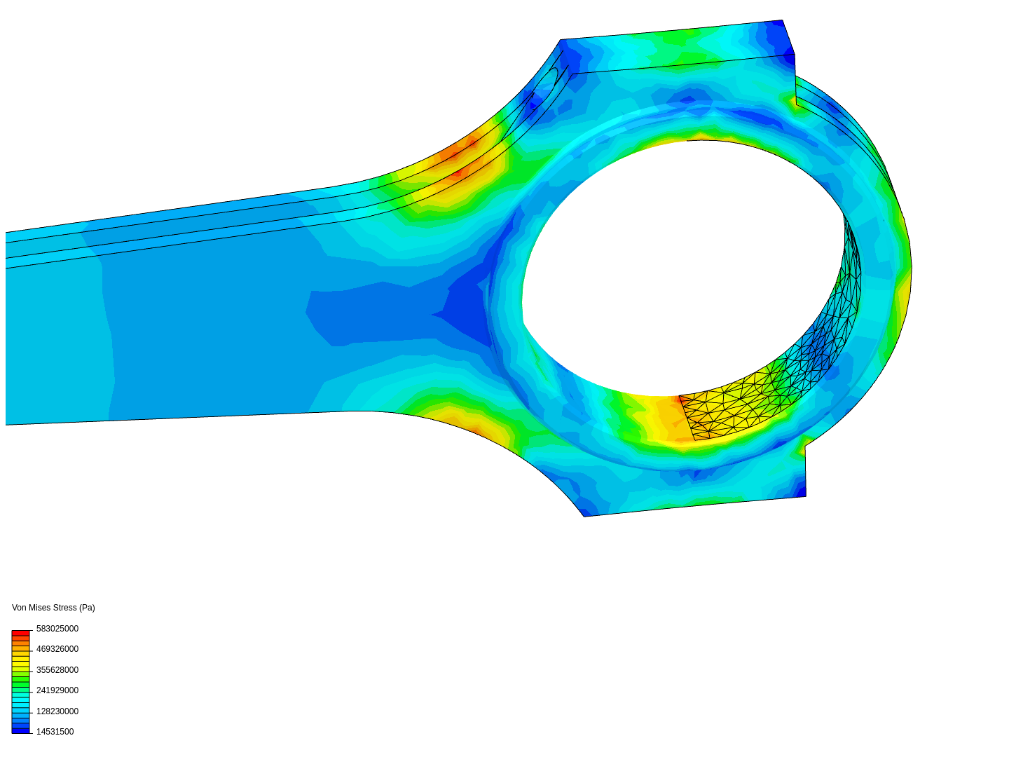 Tutorial 1: Connecting rod stress analysis image