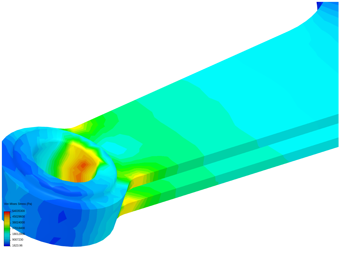 Tutorial 1: Connecting rod stress analysis image