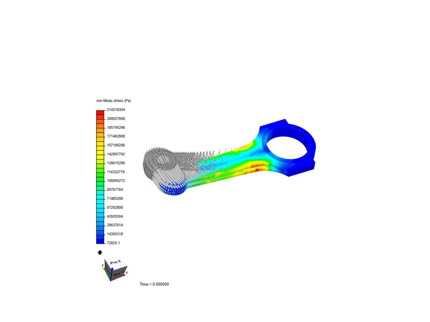 Tutorial 1: Connecting rod stress analysis image