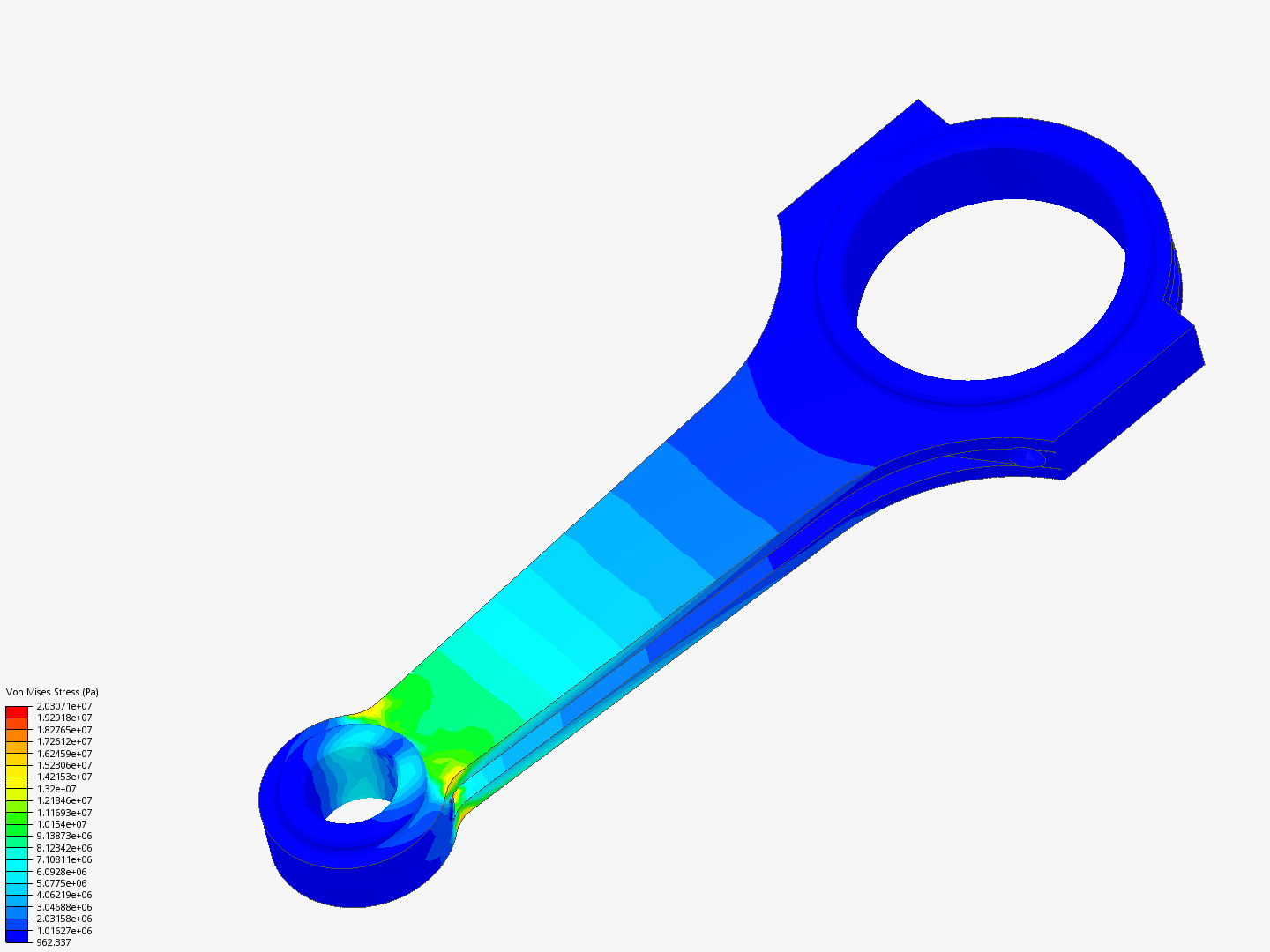 Tutorial 1: Connecting rod stress analysis image