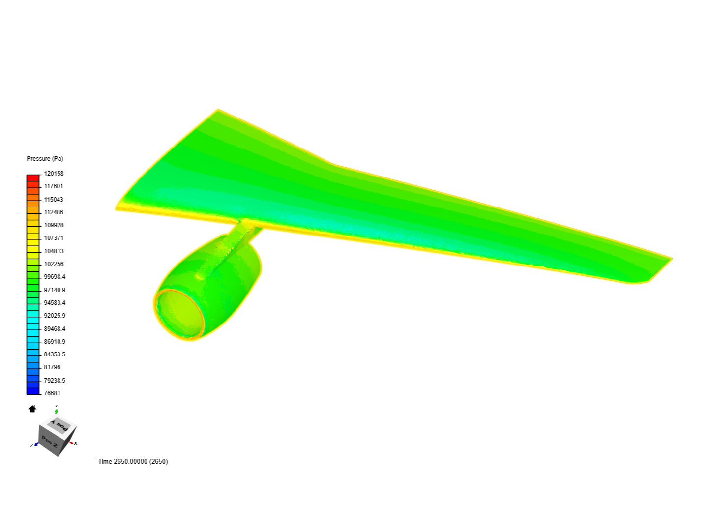 Tutorial: Compressible Flow Around a Wing image