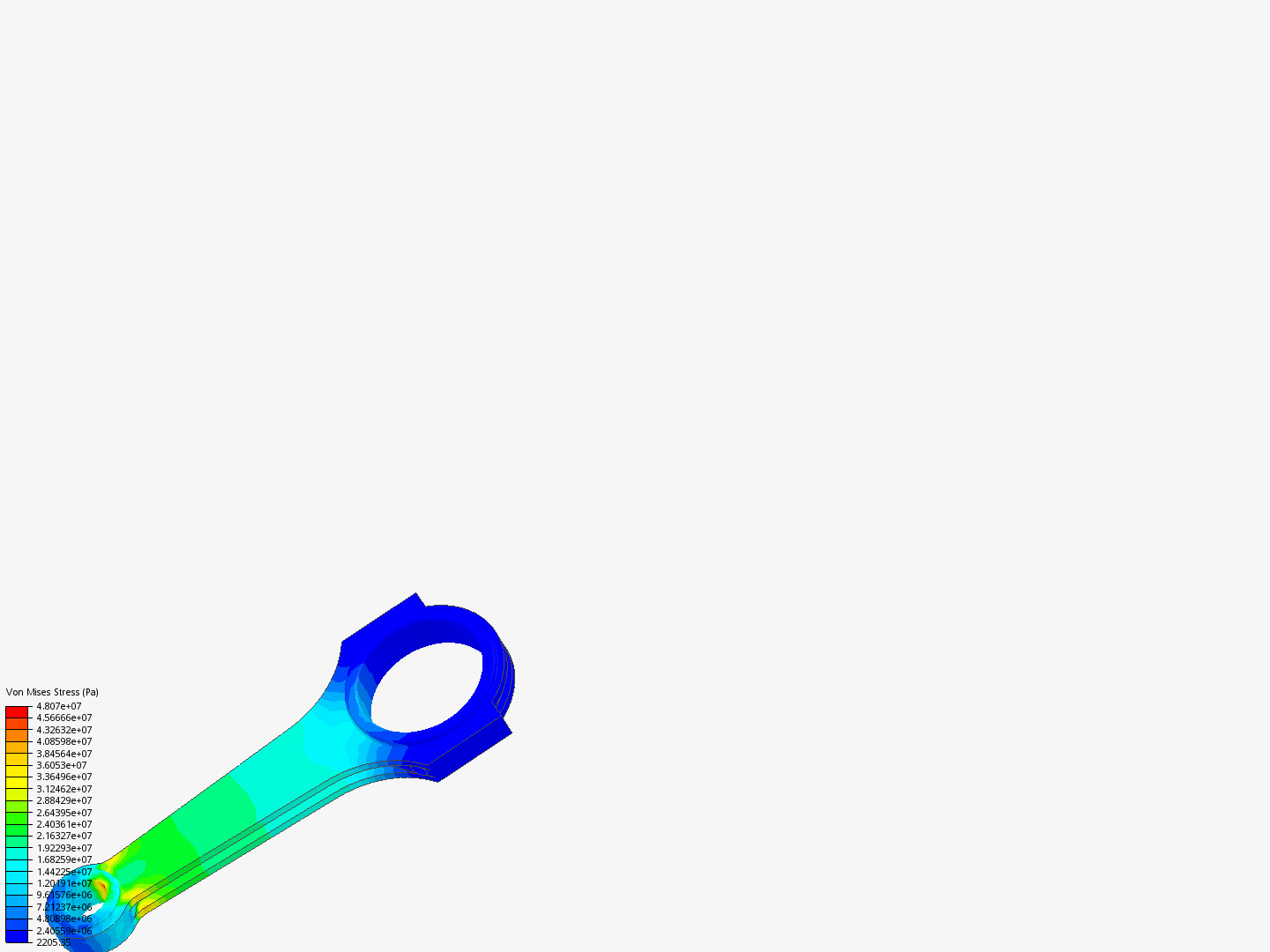 Tutorial 1: Connecting rod stress analysis image