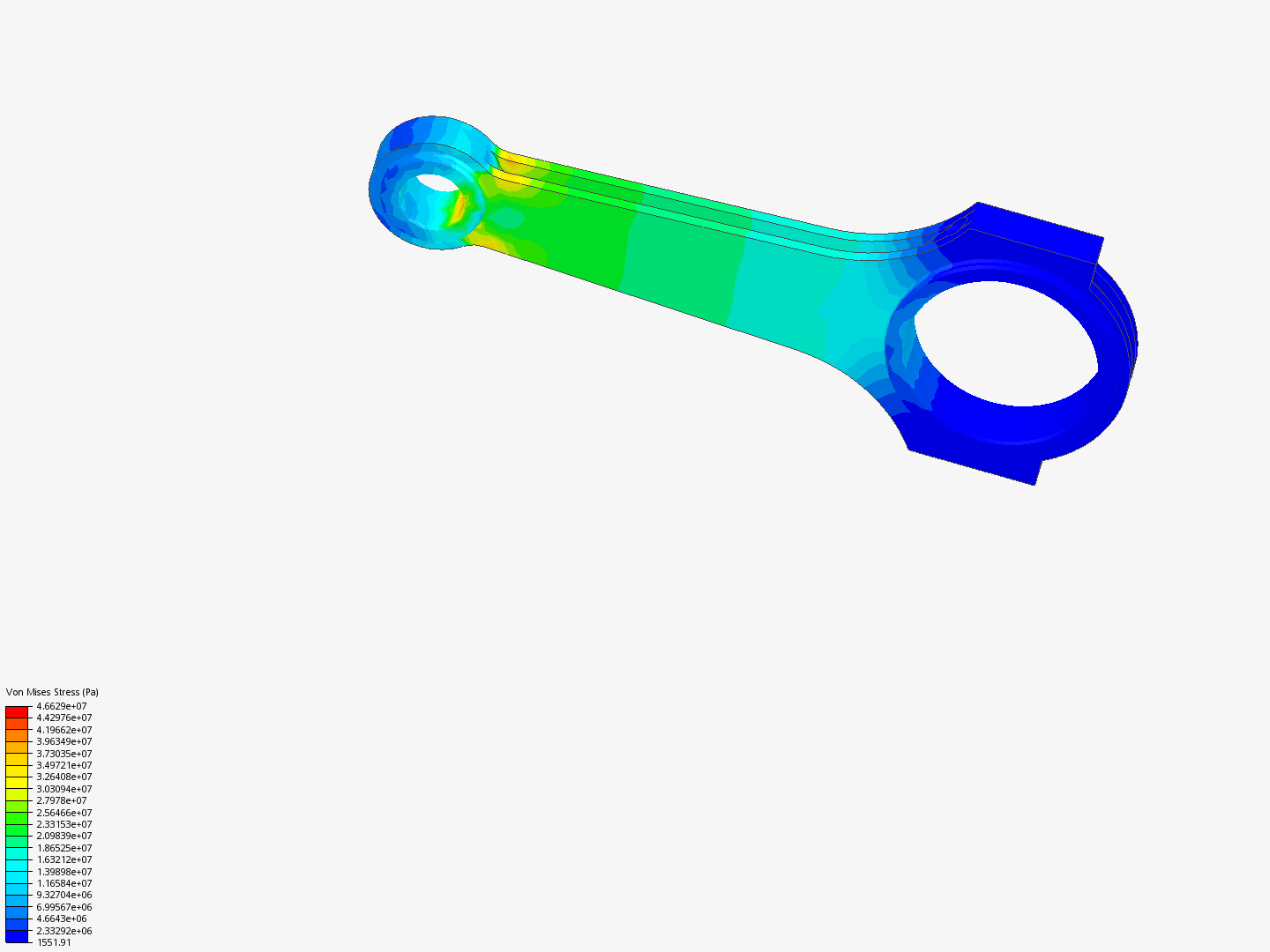 Tutorial 1: Connecting rod stress analysis image