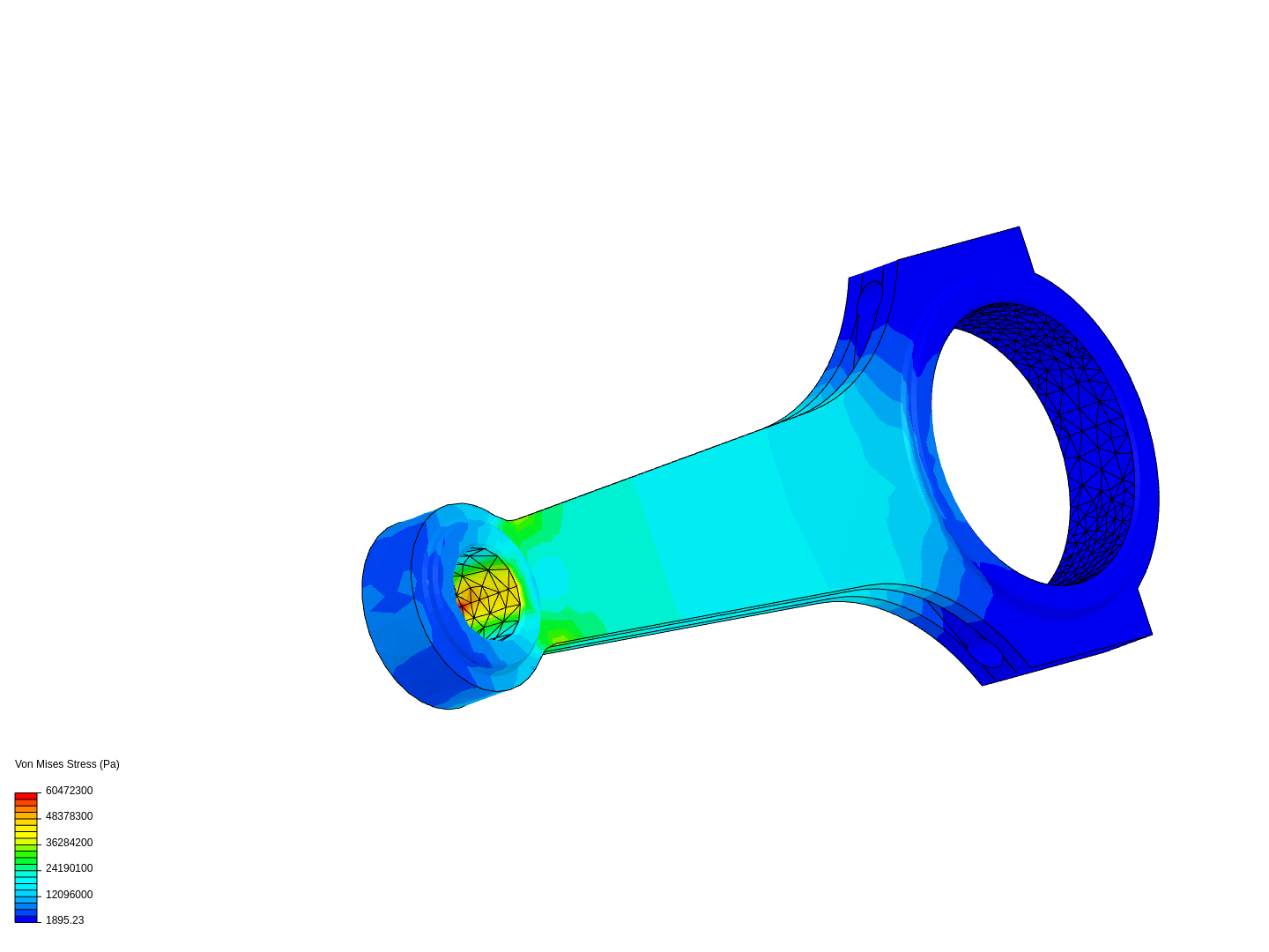 Tutorial 1: Connecting rod stress analysis image