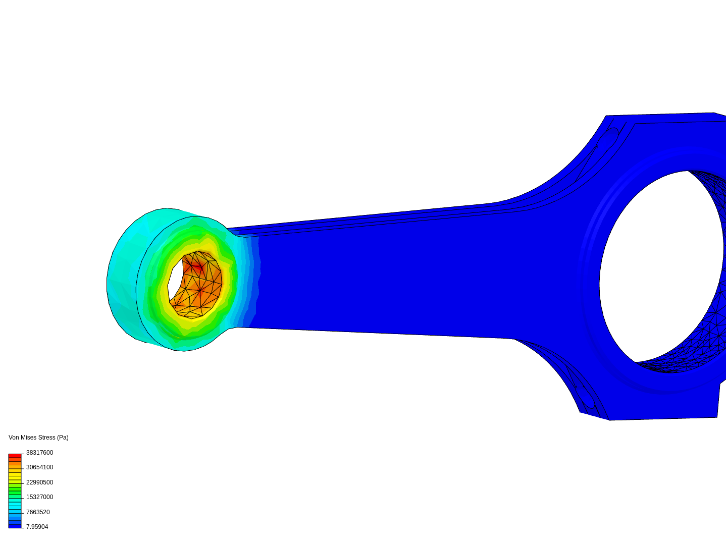 Tutorial 1: Connecting rod stress analysis image