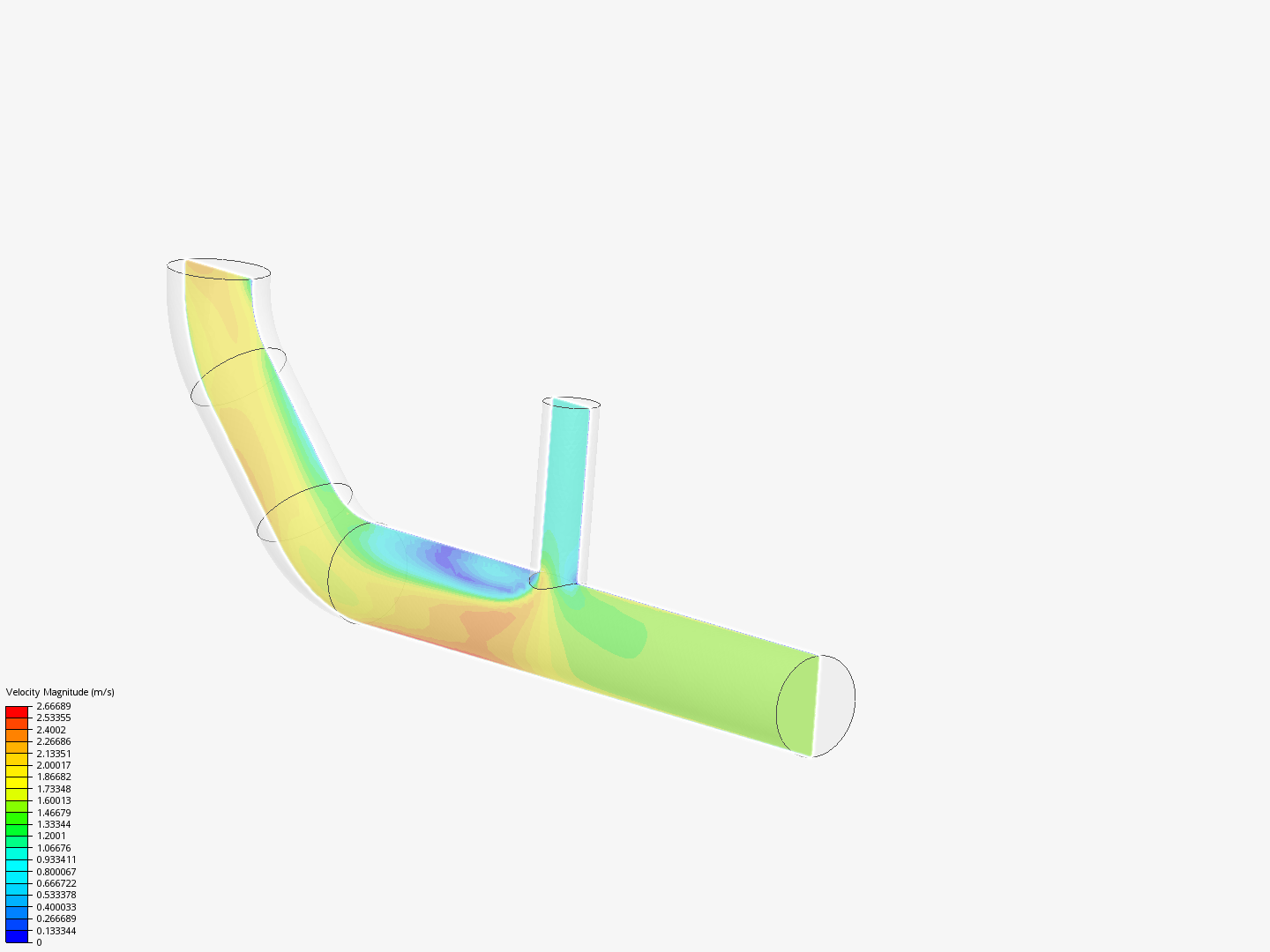 Tutorial 2: Pipe junction flow image