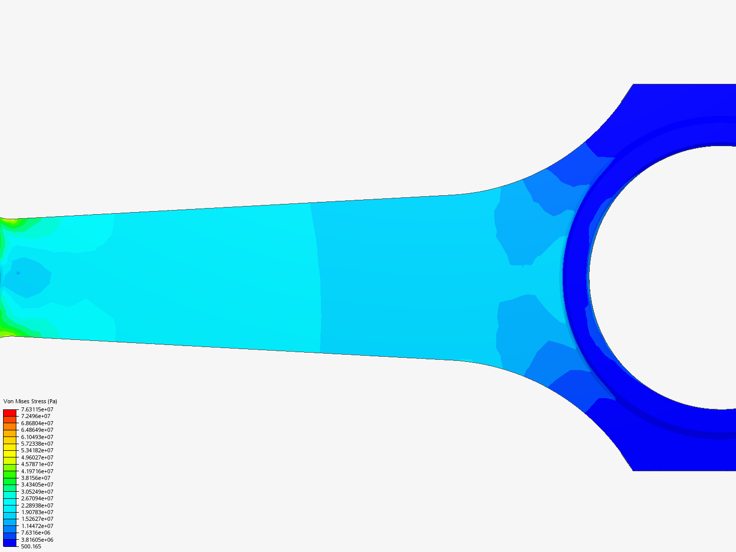 Tutorial 1: Connecting rod stress analysis image