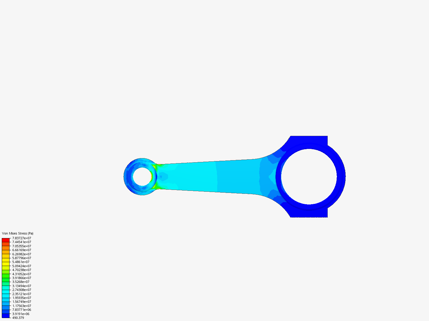 Tutorial 1: Connecting rod stress analysis image