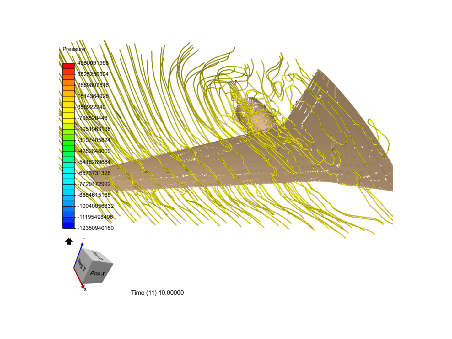 Aeroplane wing image