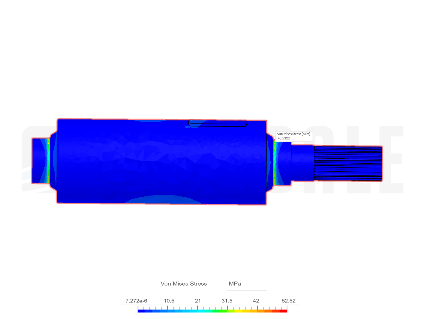 Final FEA gearbox image