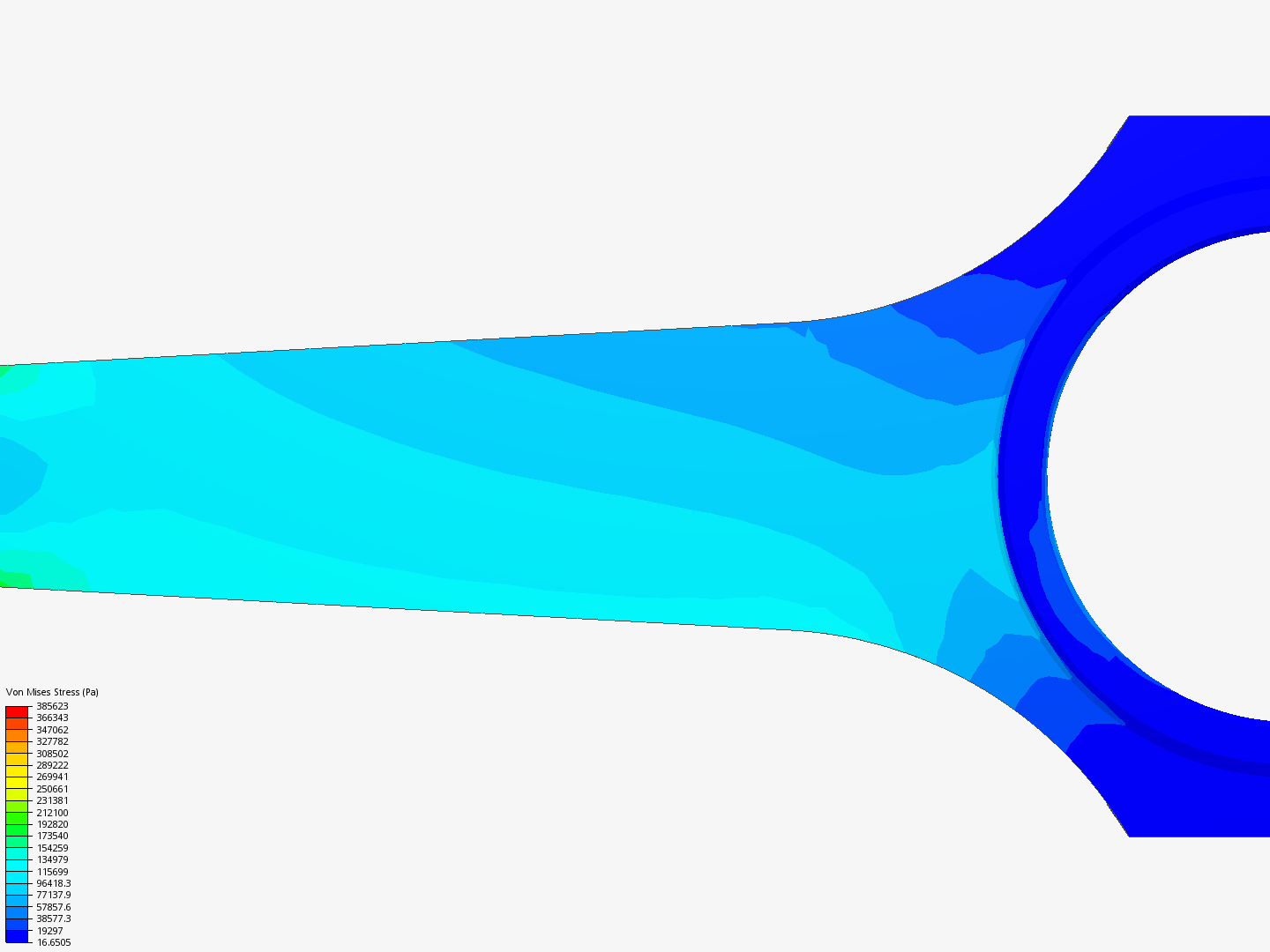 Tutorial 1: Connecting rod stress analysis image