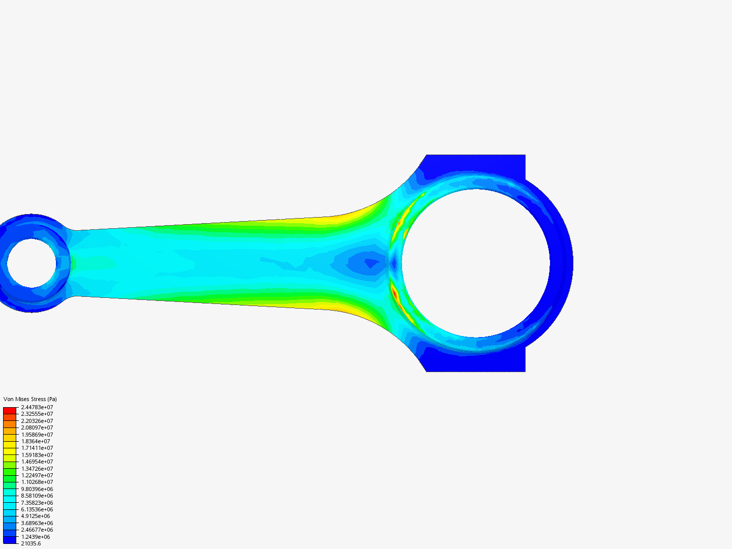 Tutorial 1: Connecting rod stress analysis image