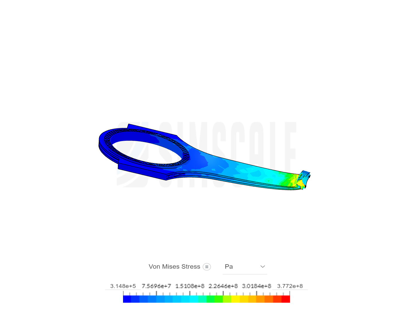 Tutorial 1: Connecting rod stress analysis image