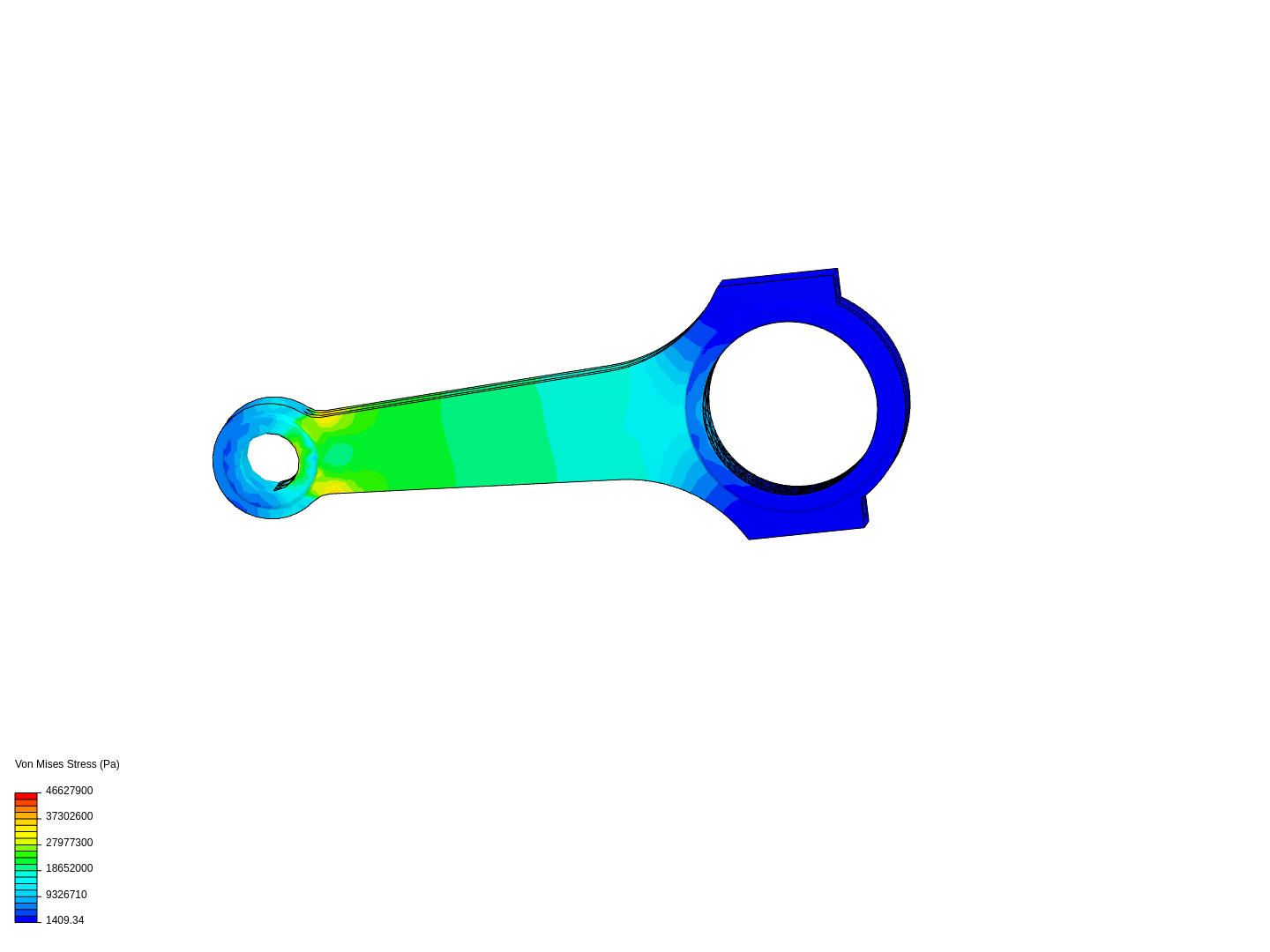 Tutorial 1: Connecting rod stress analysis image