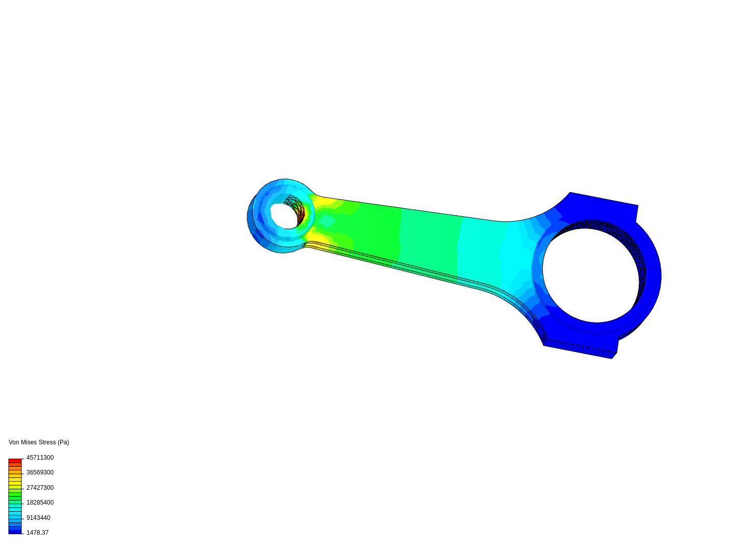 Tutorial 1: Connecting rod stress analysis image