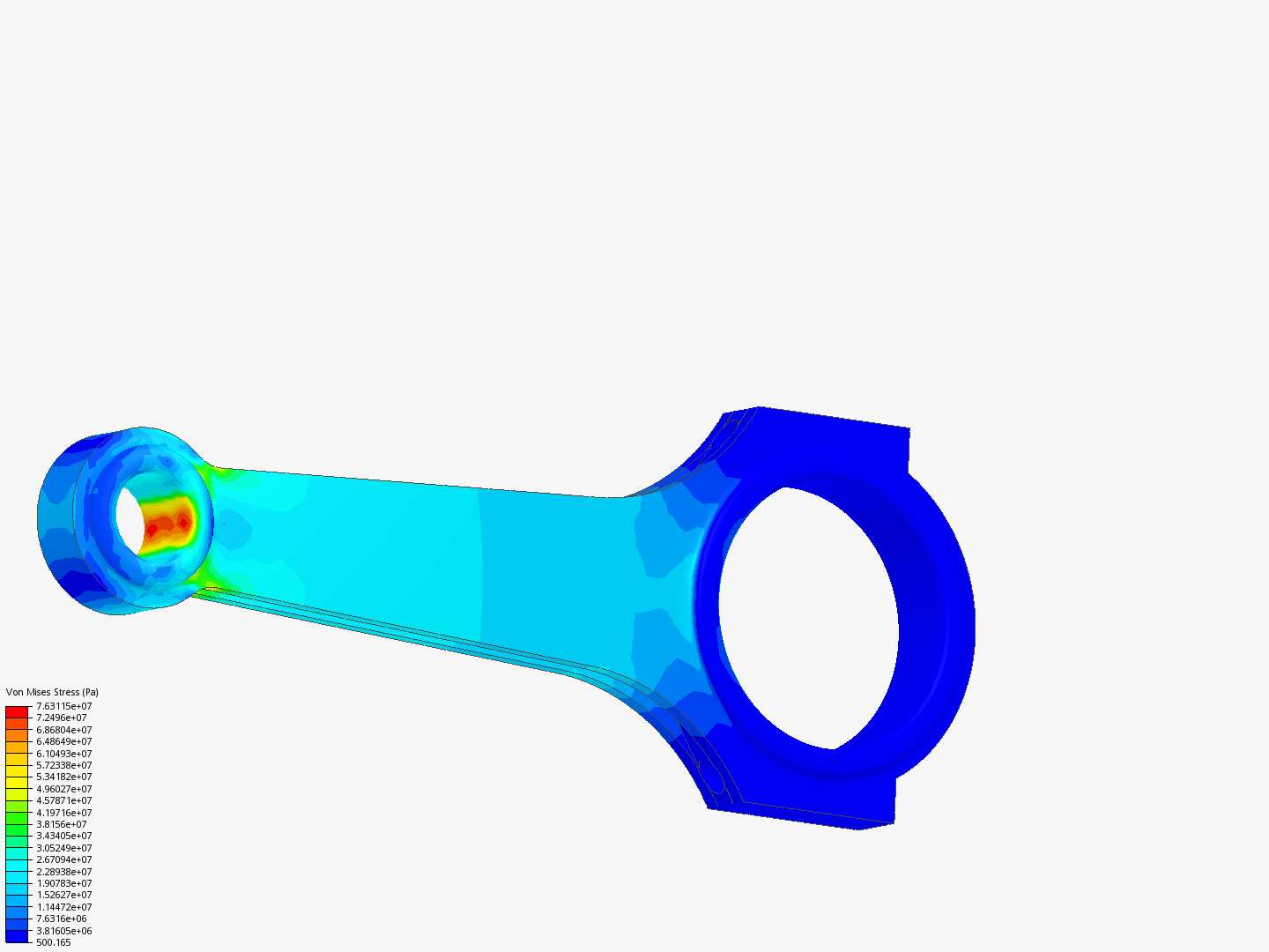 Tutorial 1: Connecting rod stress analysis image