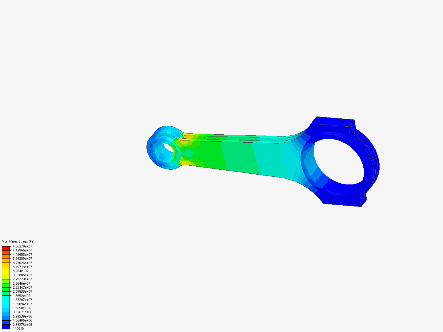 Tutorial 1: Connecting rod stress analysis image