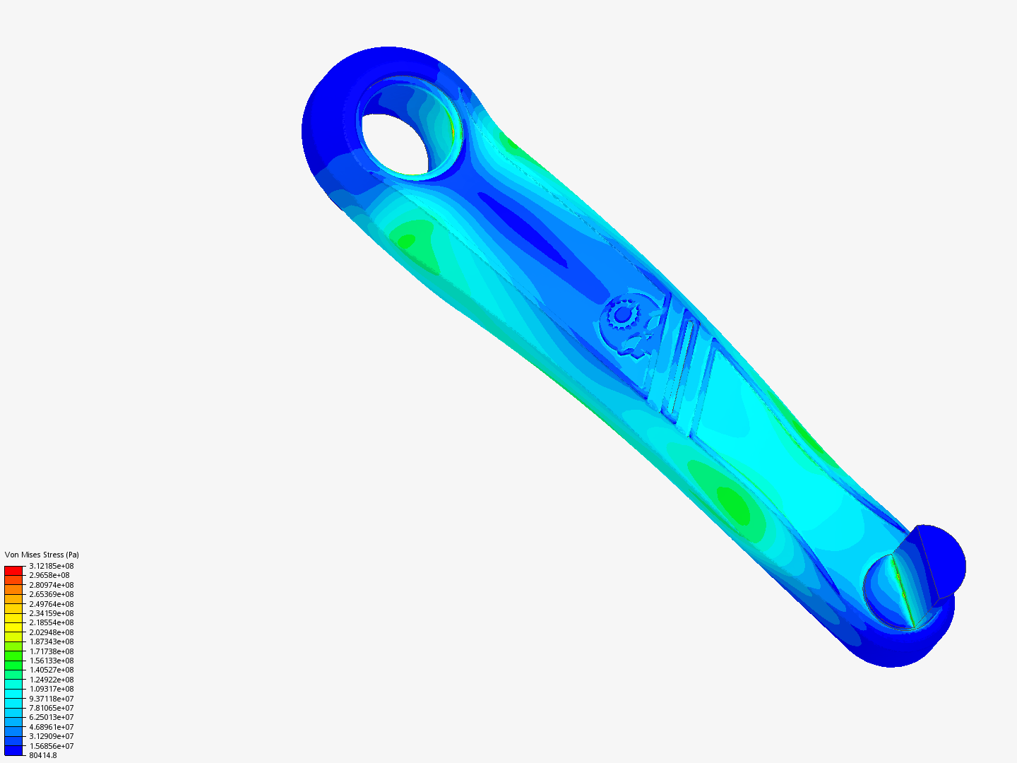 Tutorial - Linear static analysis of a crane image