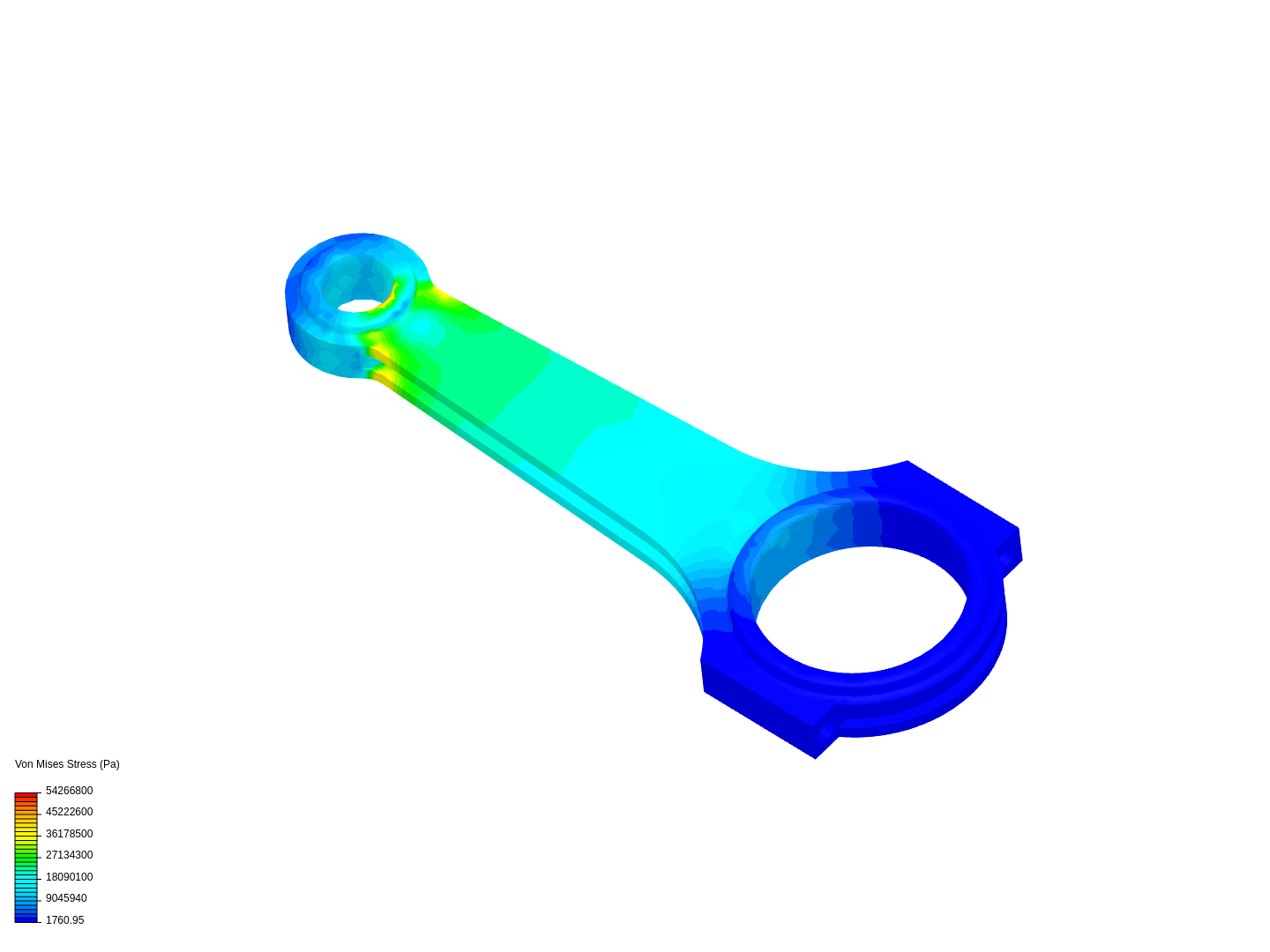 Tutorial 1: Connecting rod stress analysis image