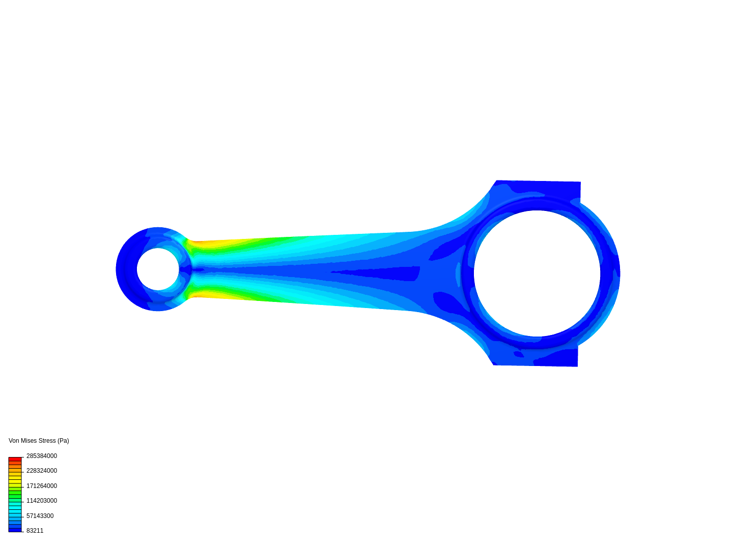 Tutorial 1: Connecting rod stress analysis image