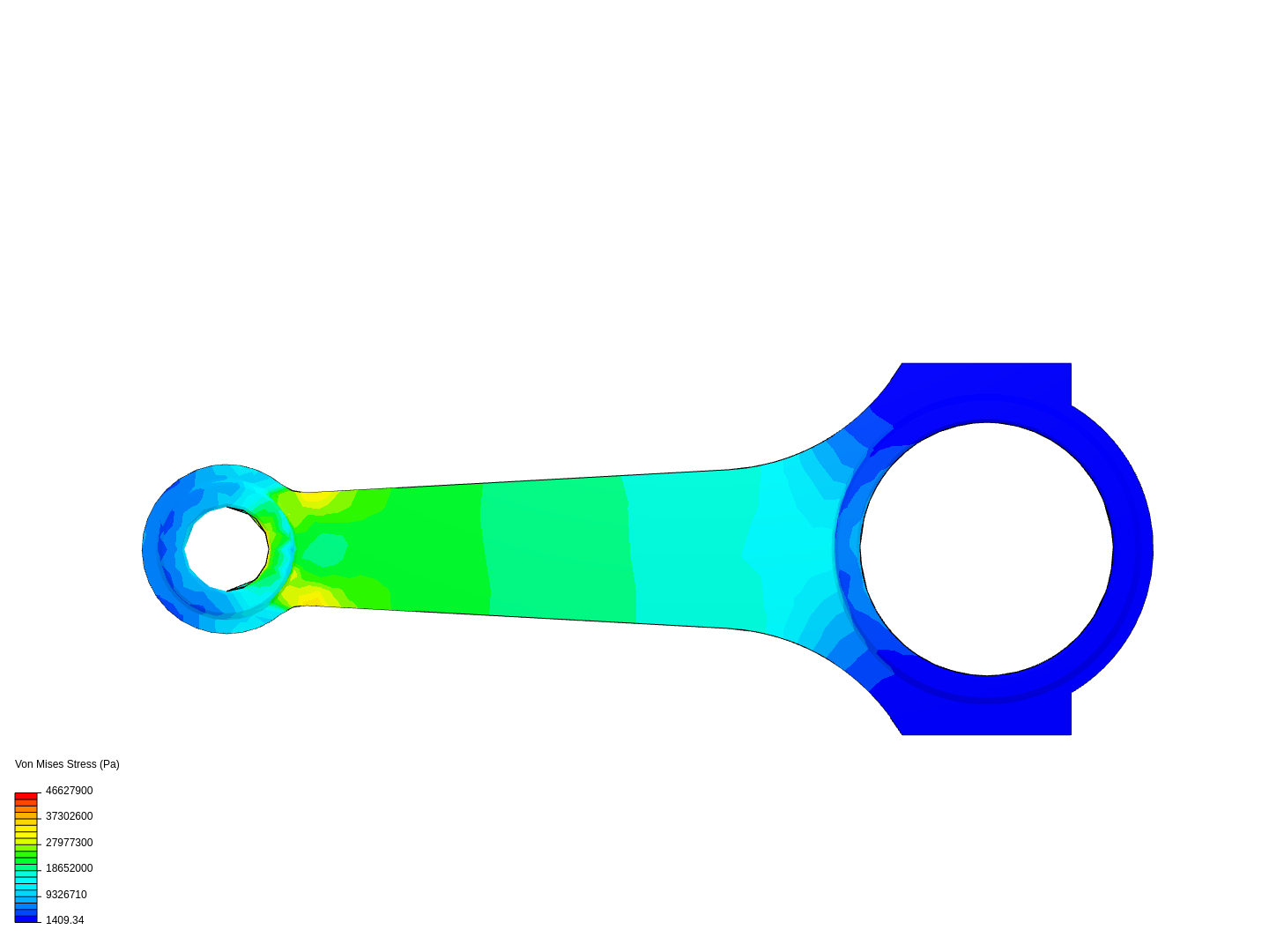 Tutorial 1: Connecting rod stress analysis image