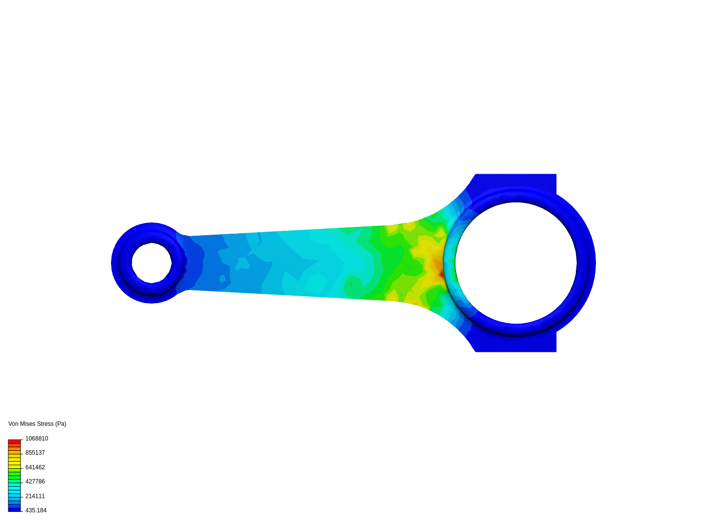 Tutorial 1: Connecting rod stress analysis image