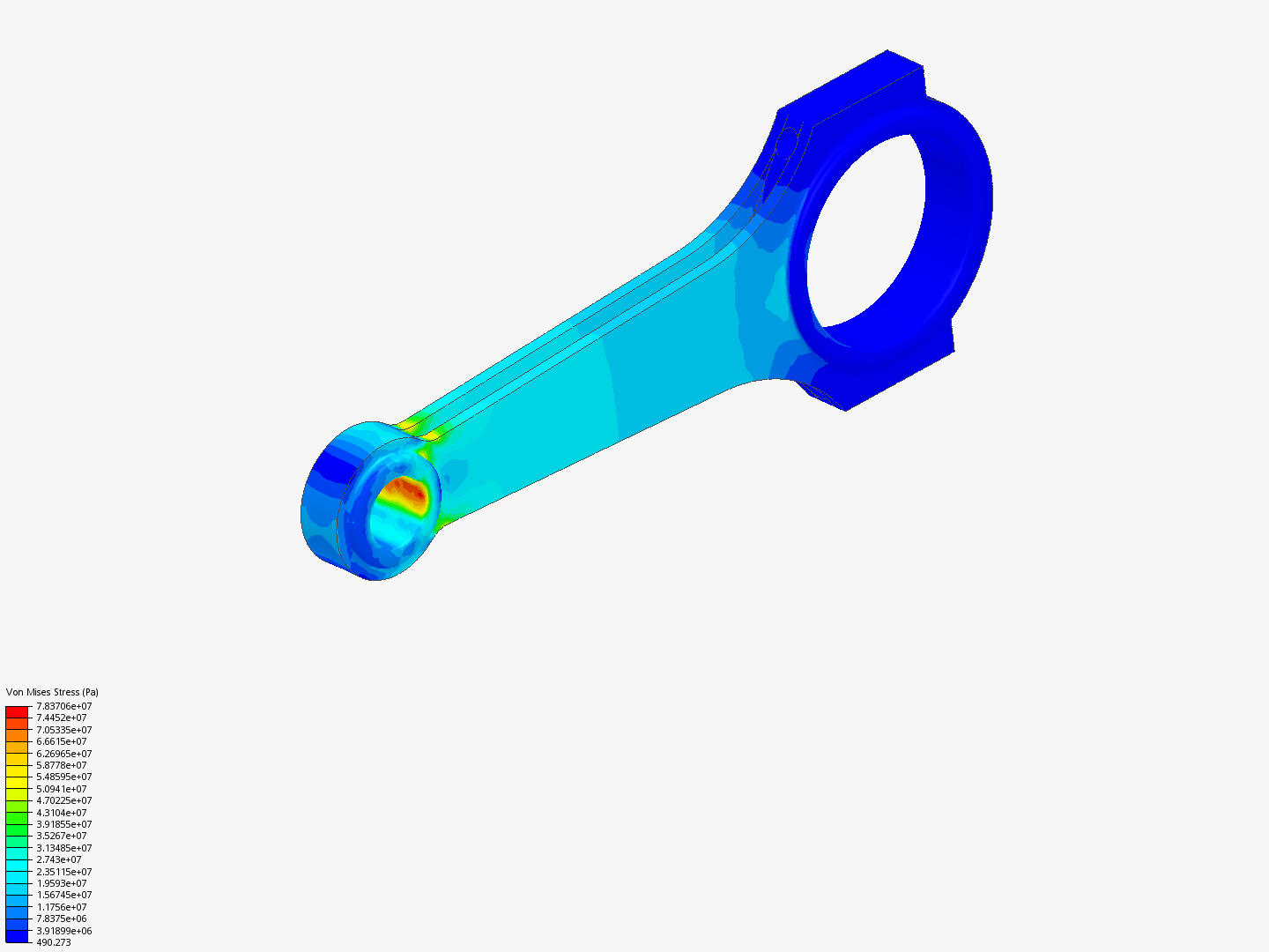 Tutorial 1: Connecting rod stress analysis image