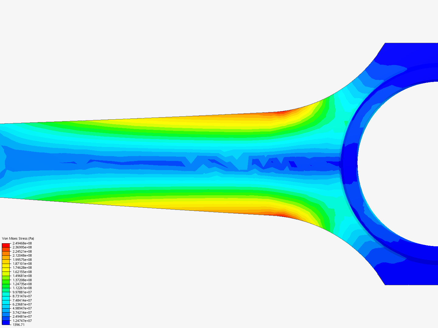 Tutorial 1: Connecting rod stress analysis image