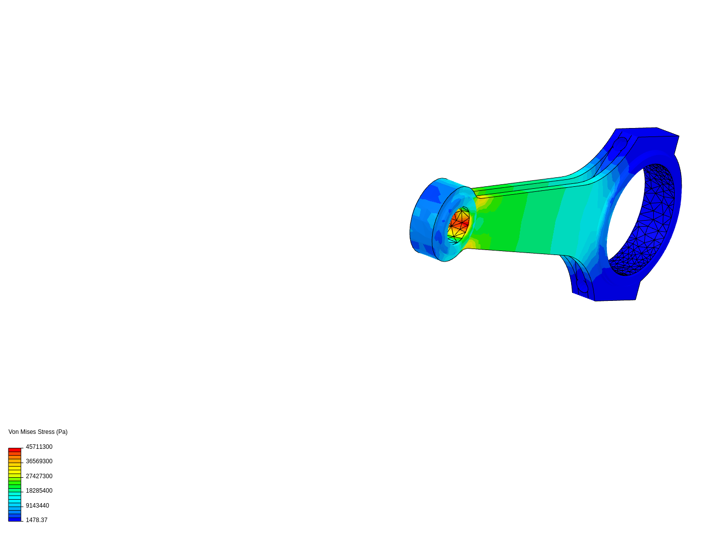 Tutorial 1: Connecting rod stress analysis image