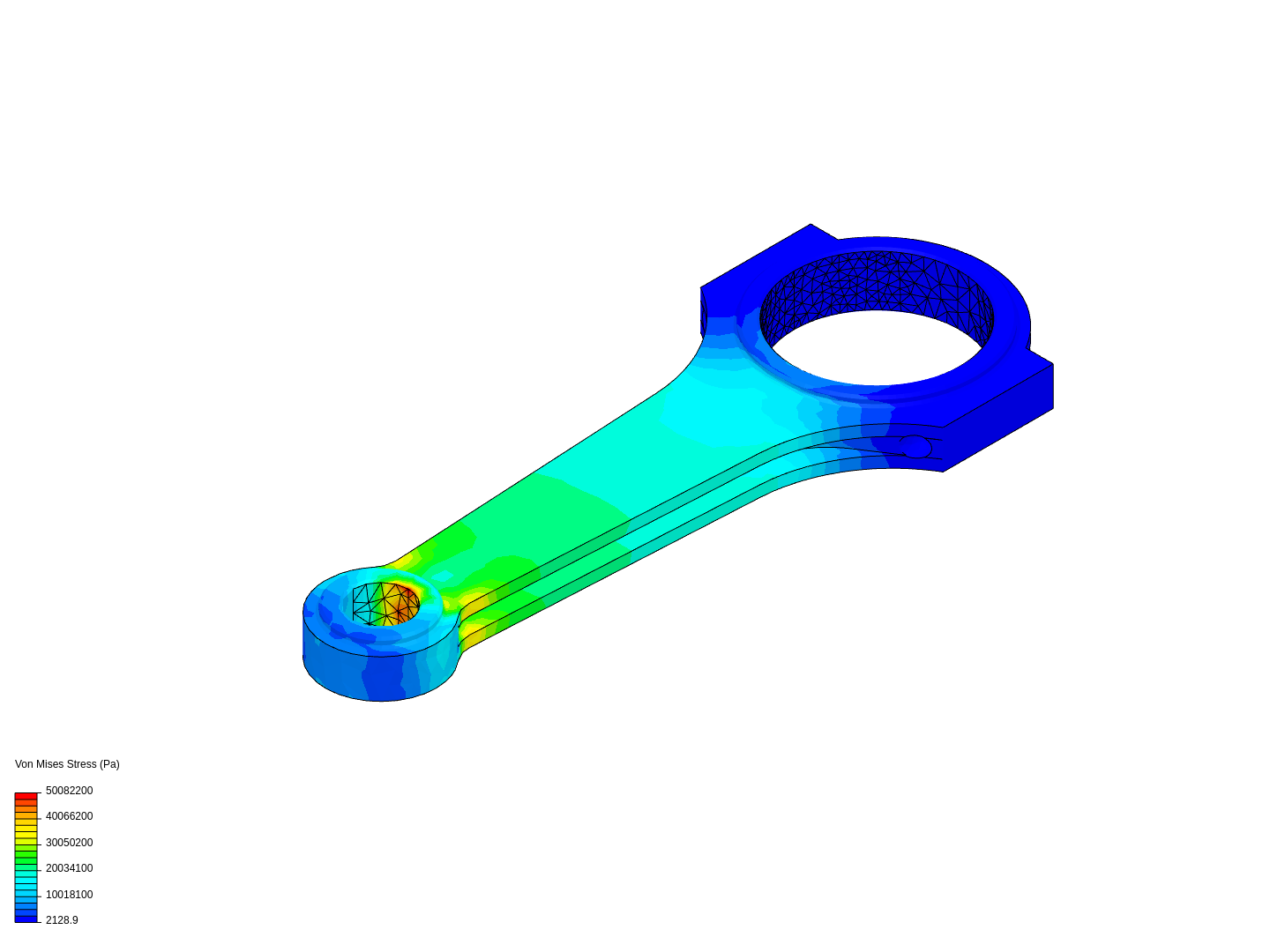 Tutorial 1: Connecting rod stress analysis image