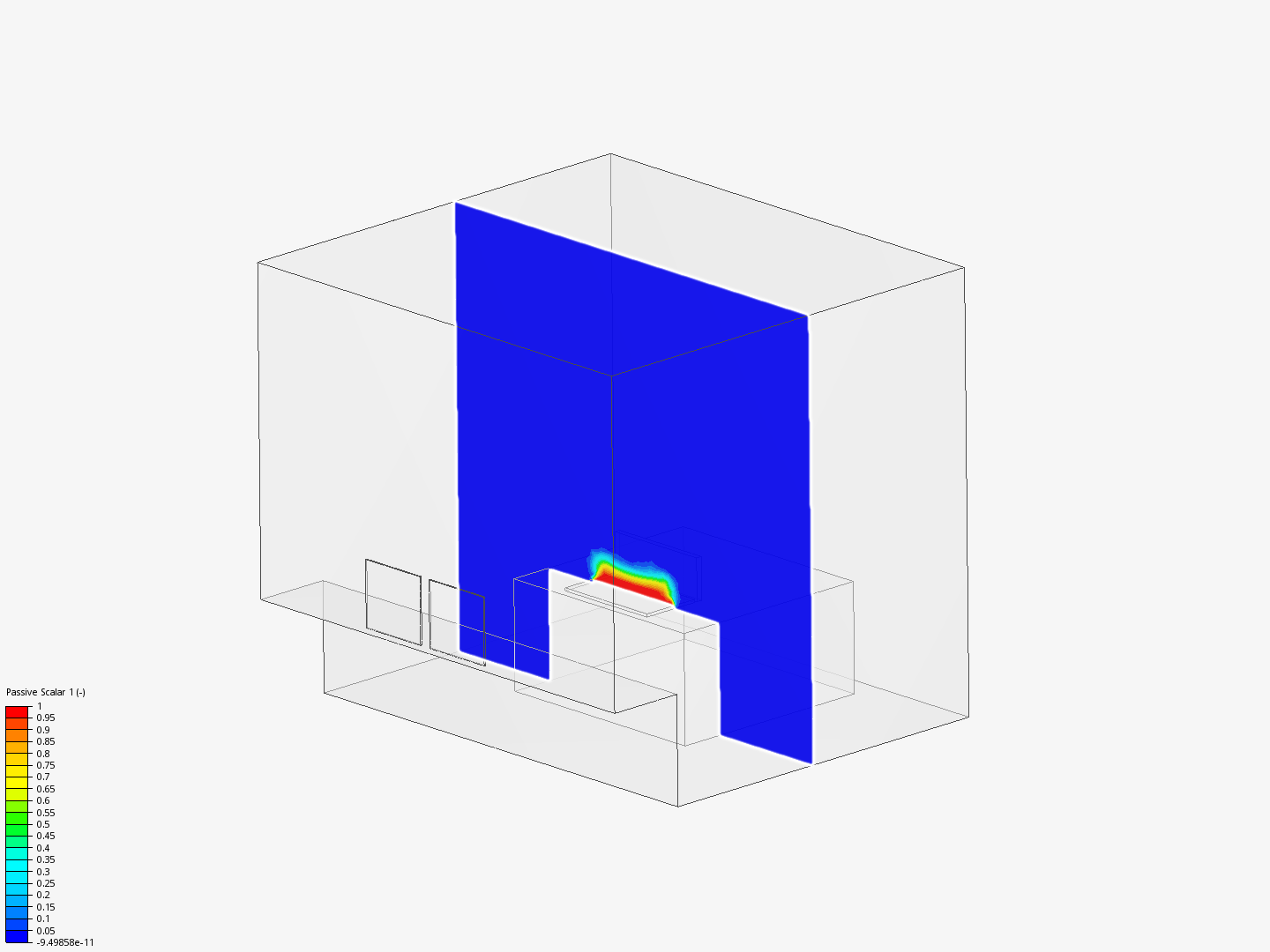 Downdraft Range Hood Simulation image