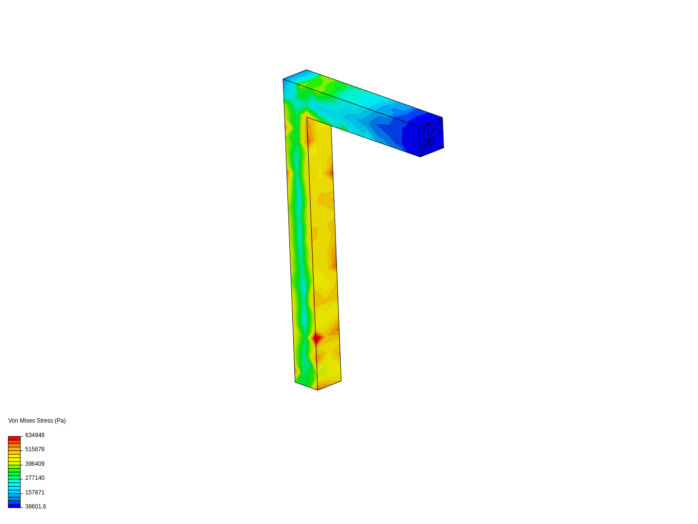 Climbing pole - strength analysis image