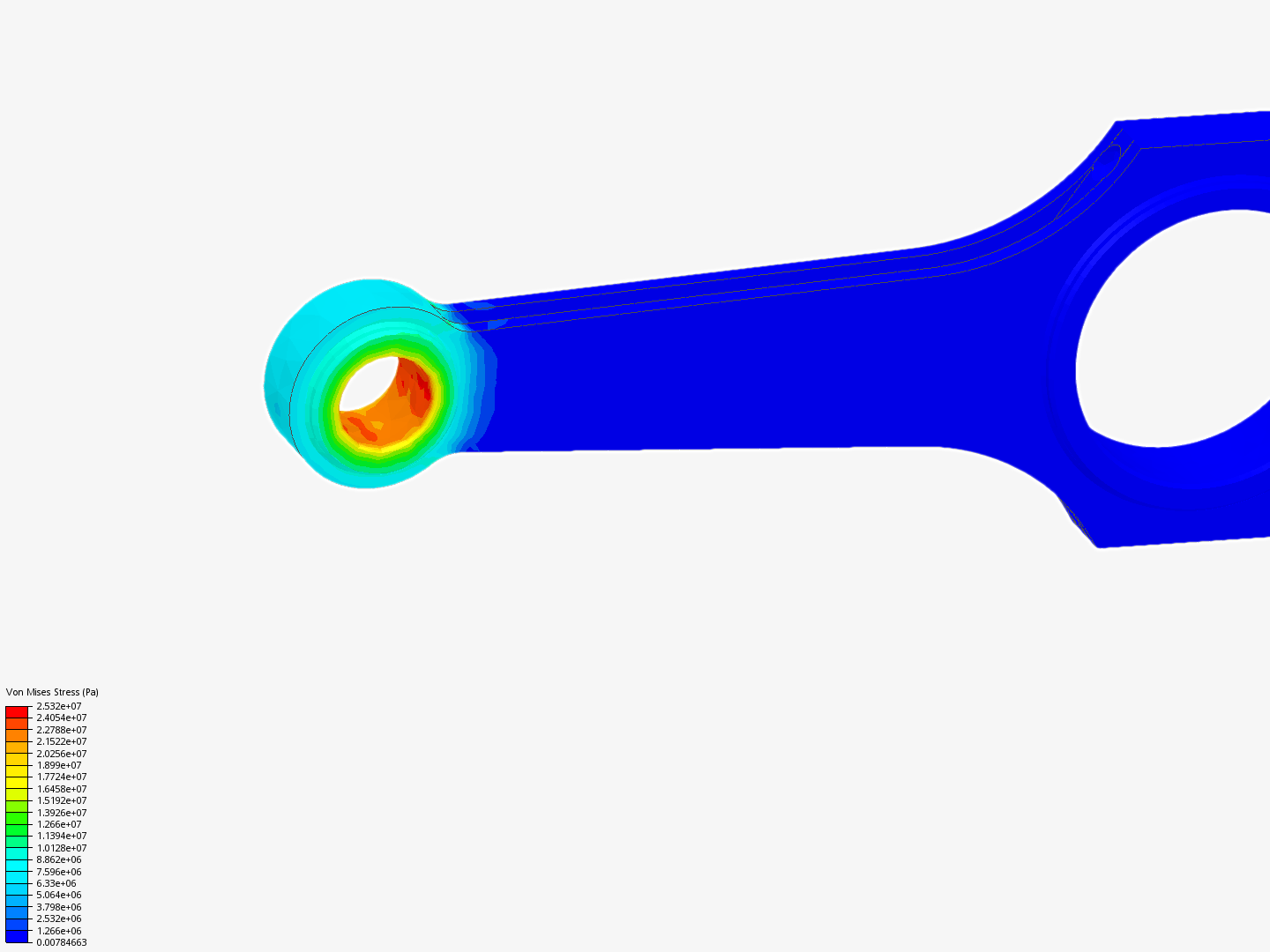 Tutorial 1: Connecting rod stress analysis image