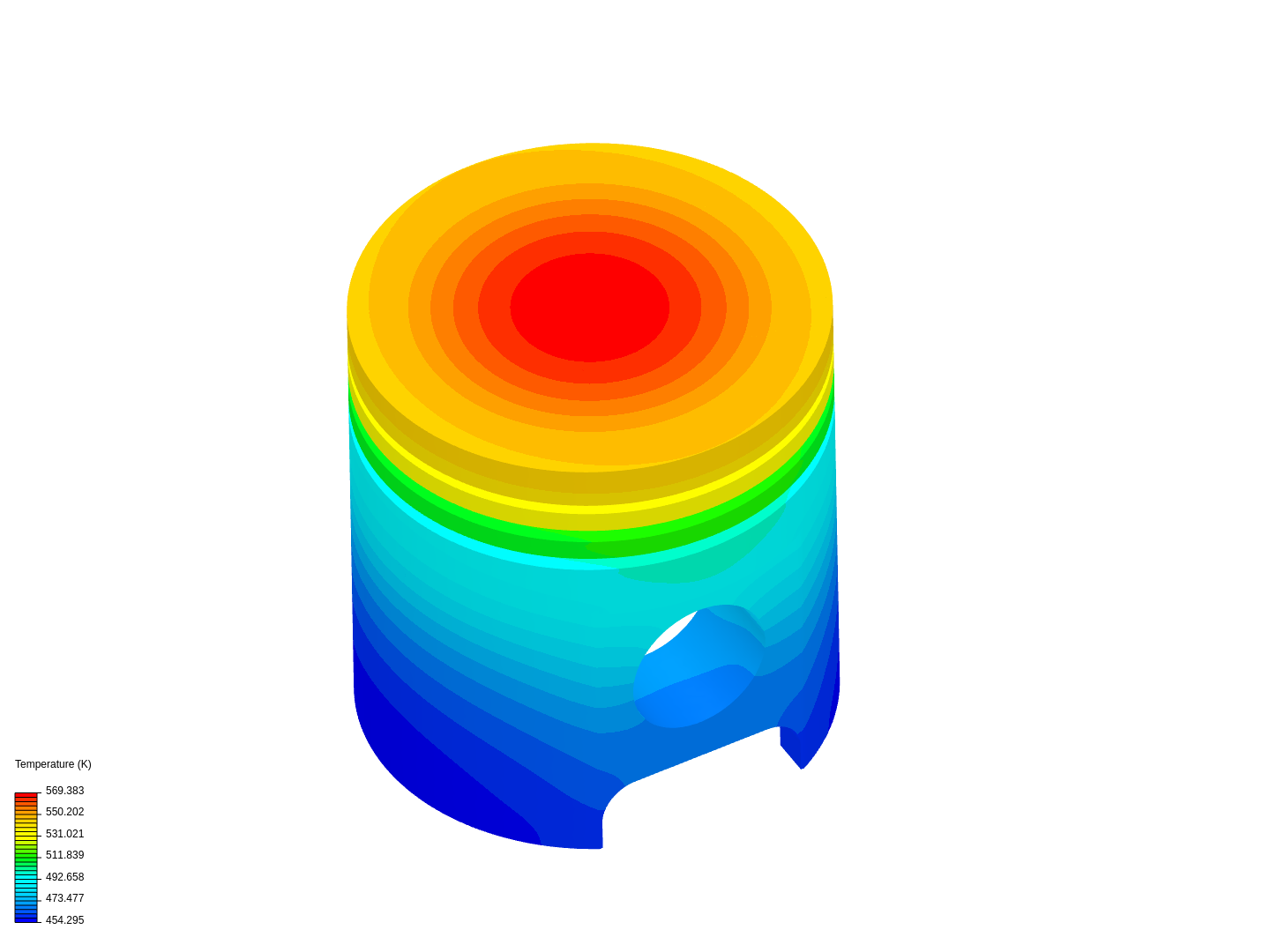 Advanced Tutorial: Thermomechanical Analysis of an Engine Piston image