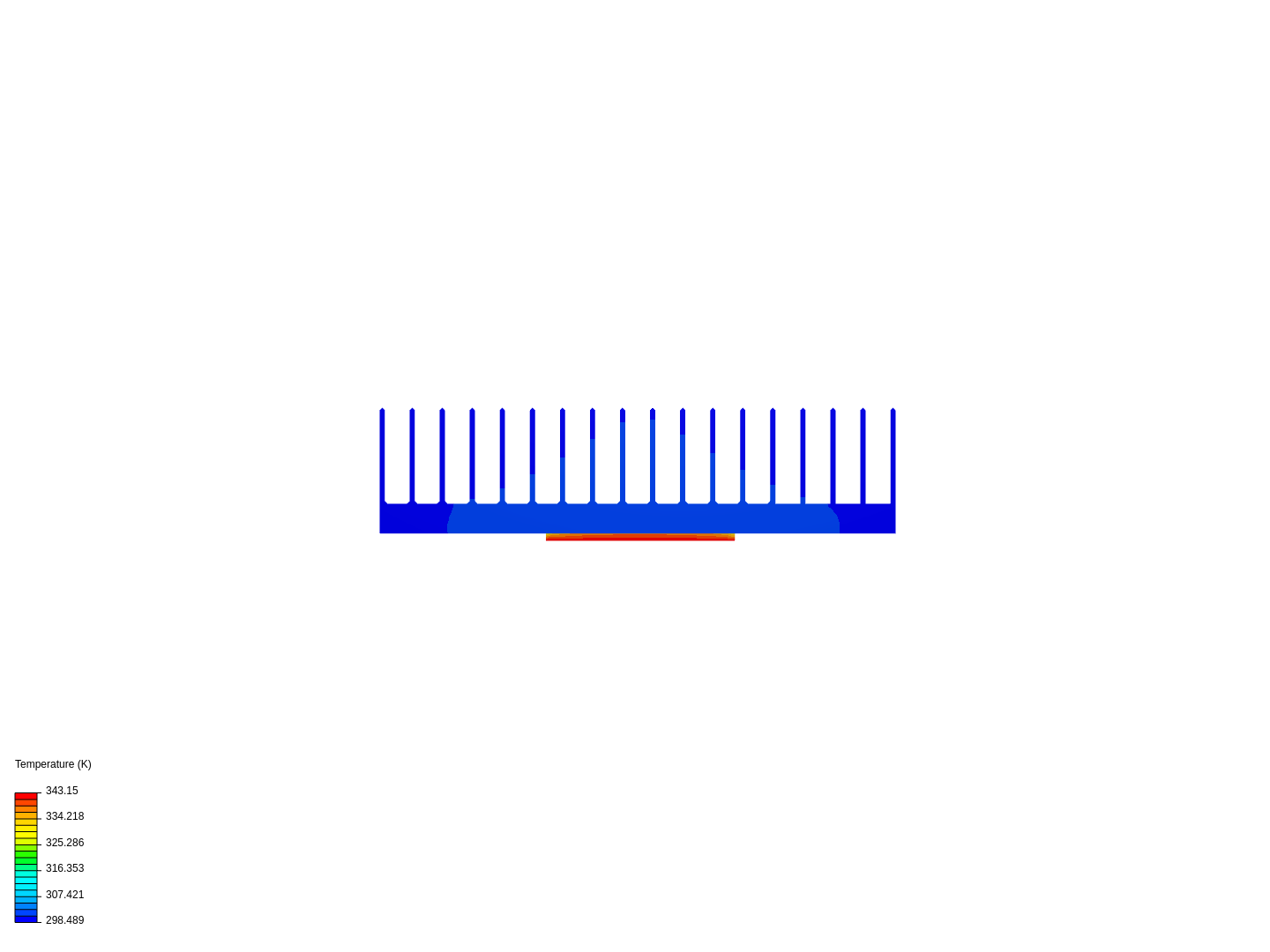 Tutorial: Heat Transfer in a Heat sink image