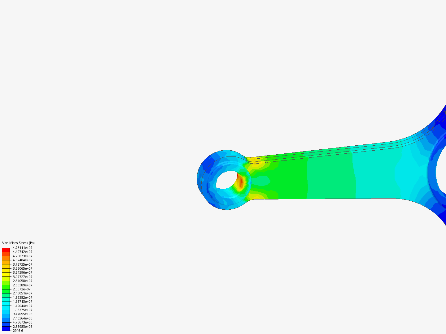 Tutorial 1: Connecting rod stress analysis image