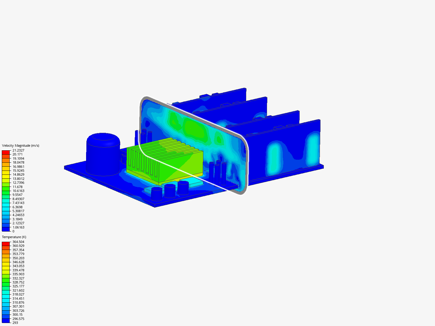 Advanced Tutorial: Thermal Management of an Electronics Box using CHT - Copy image