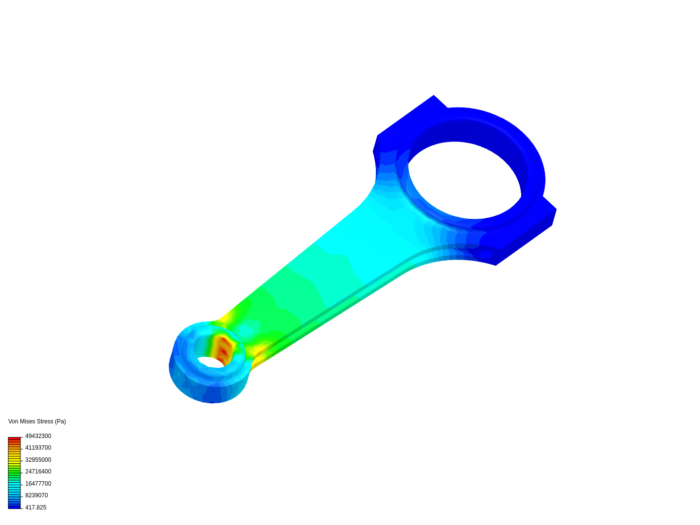 Tutorial-01: Connecting rod stress analysis image