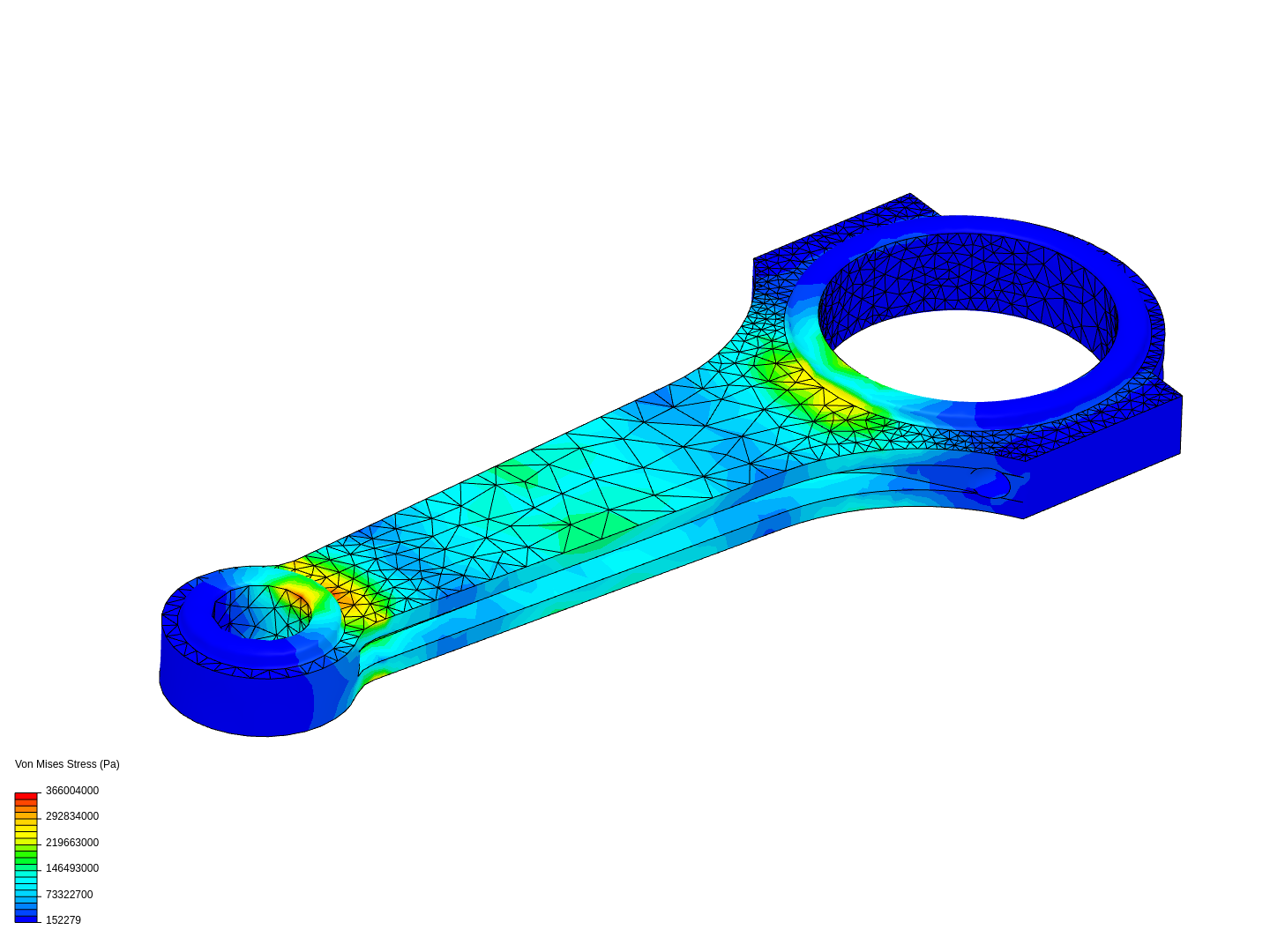 Tutorial 1: Connecting rod stress analysis image