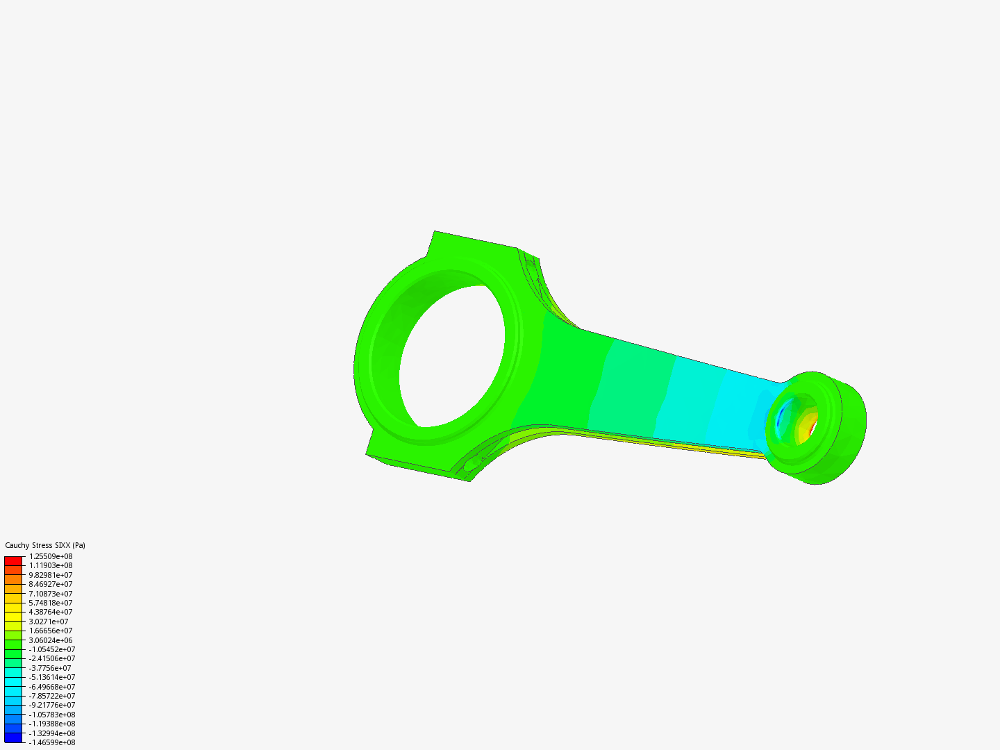 Tutorial 1: Connecting rod stress analysis image