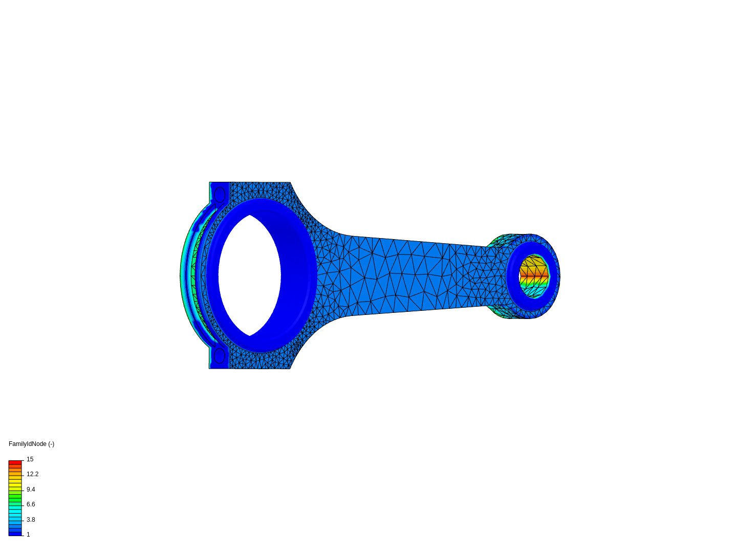 Tutorial 1: Connecting rod stress analysis image