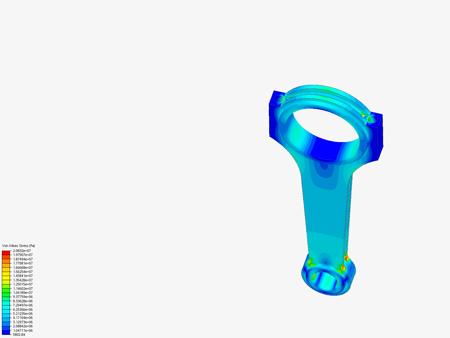 Tutorial 1: Connecting rod stress analysis image