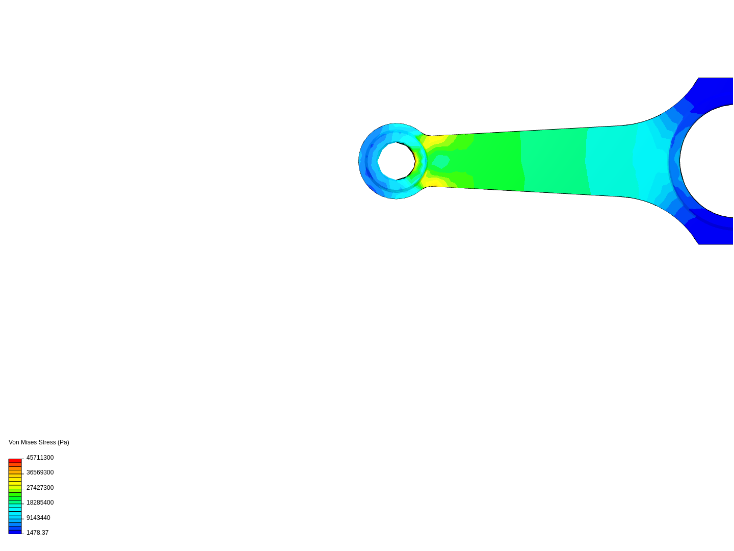 Tutorial 1: Connecting rod stress analysis image