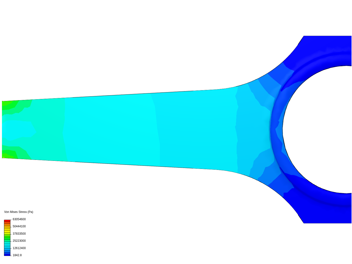 Tutorial 1: Connecting rod stress analysis image