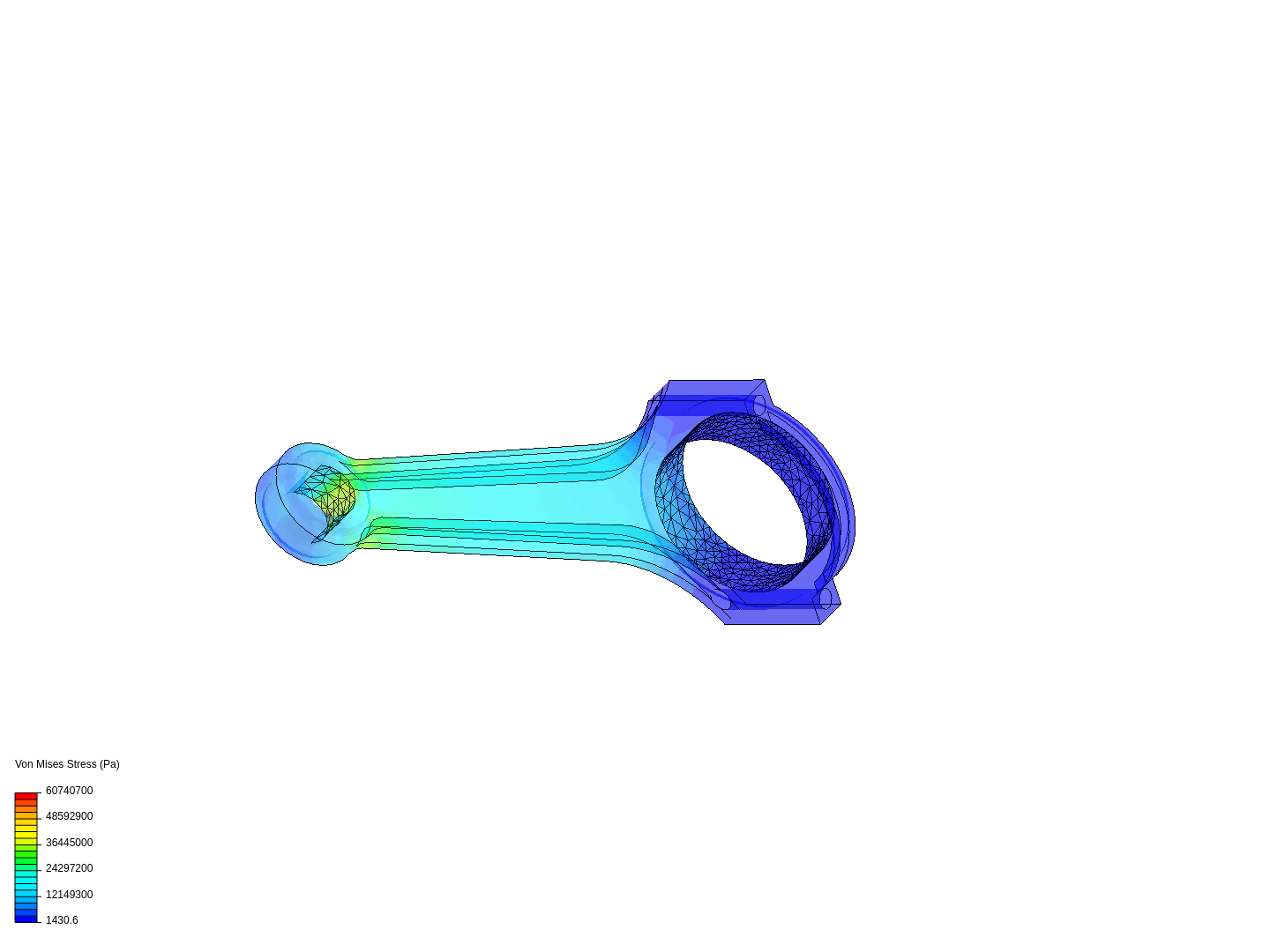 Tutorial 1: Connecting rod stress analysis image