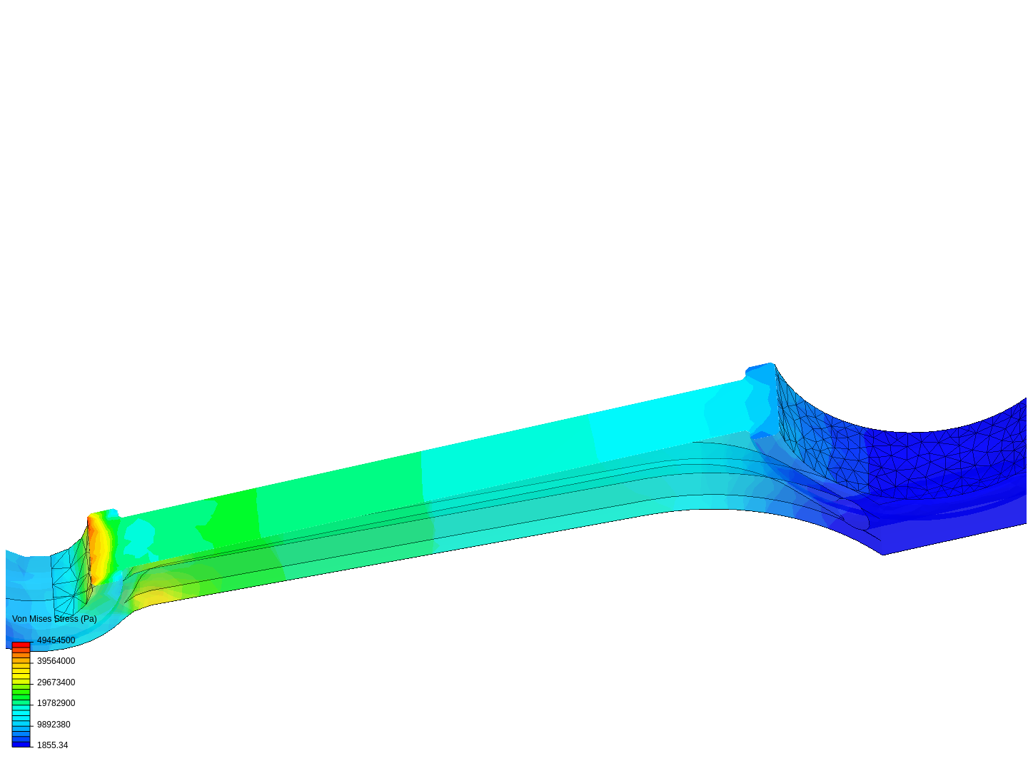 Tutorial 1: Connecting rod stress analysis image