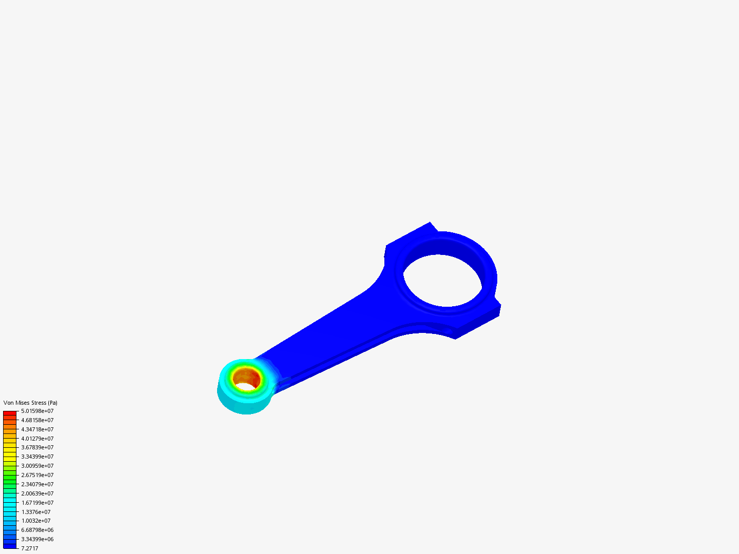 Tutorial 1: Connecting rod stress analysis image